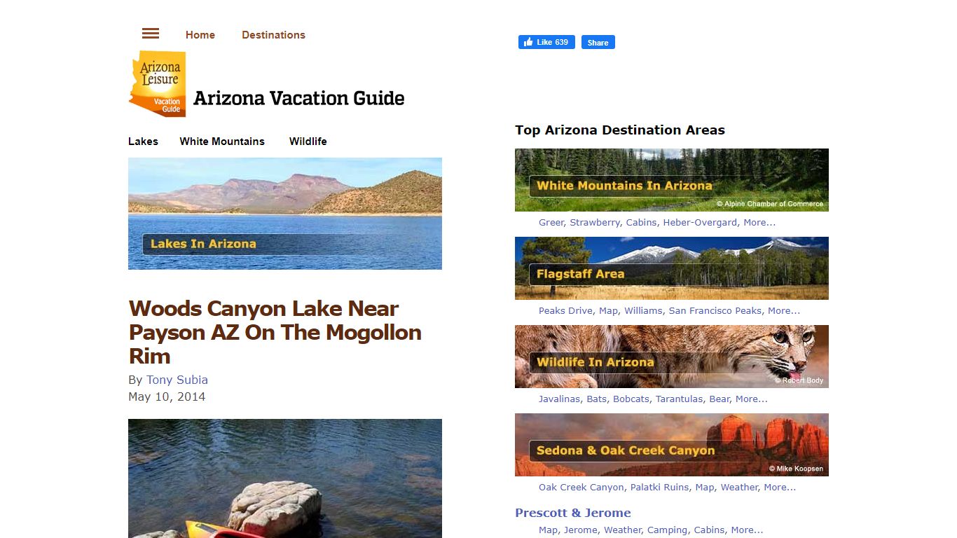 Woods Canyon Lake | Mogollon Rim Near Payson AZ - Arizona Vacation